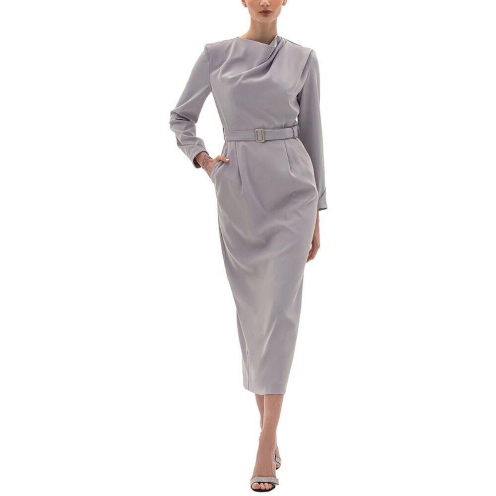 Bgl Womens Midi Dress, Grey